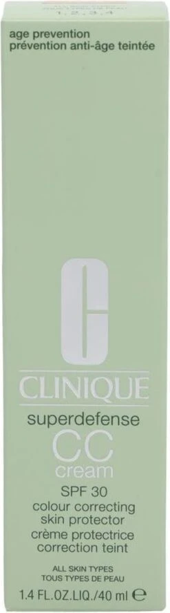 Clinique Superdefense CC Cream SPF30 - 04 Medium - CC Cream - 40 Ml -Glam Make-up Verkoop 334x1200