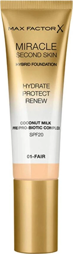 Max Factor Miracle Second Skin Foundation - 05 Medium 17 Max Factor Miracle Second Skin Foundation - 05 Medium -Glam Make-up Verkoop 345x1200 3