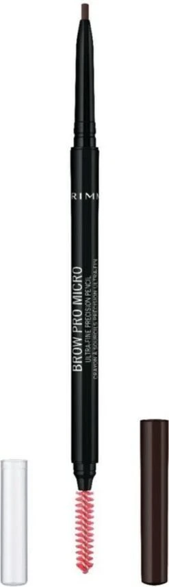 Rimmel London Brow Pro Micro Wenkbrauwpotlood - 003 Dark Brown -Glam Make-up Verkoop 346x1200 5