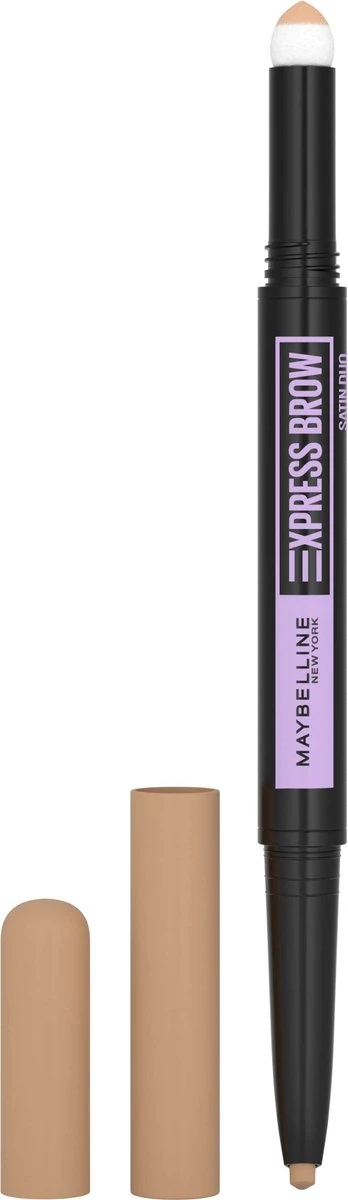 Maybelline Express Brow Duo Wenkbrauwpotlood - 00 Light Blonde 1 Maybelline Express Brow Duo Wenkbrauwpotlood - 00 Light Blonde