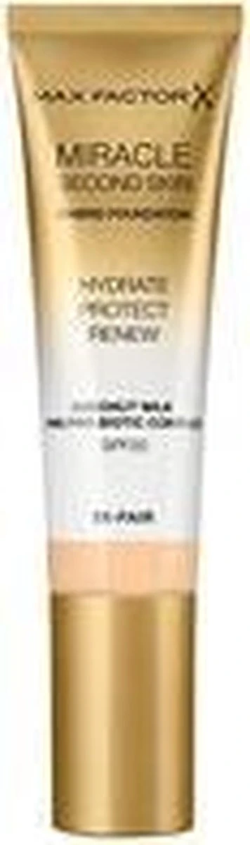 Max Factor Miracle Second Skin Foundation - 06 Golden Medium 11 Max Factor Miracle Second Skin Foundation - 06 Golden Medium - Afbeelding 11