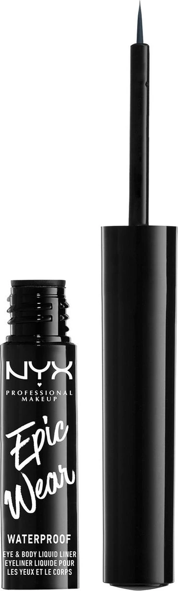 NYX Professional Makeup Epic Wear Liquid Eyeliner - Stone Fox EWSPLL03 - 3,5 Ml 2 NYX Professional Makeup Epic Wear Liquid Eyeliner - Stone Fox EWSPLL03 - 3,5 Ml - Afbeelding 2