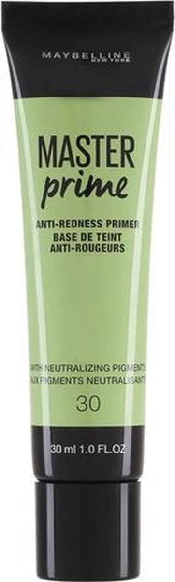 Maybelline Master Prime - 30 Anti Redness - Primer 12 Maybelline Master Prime - 30 Anti Redness - Primer - Afbeelding 12