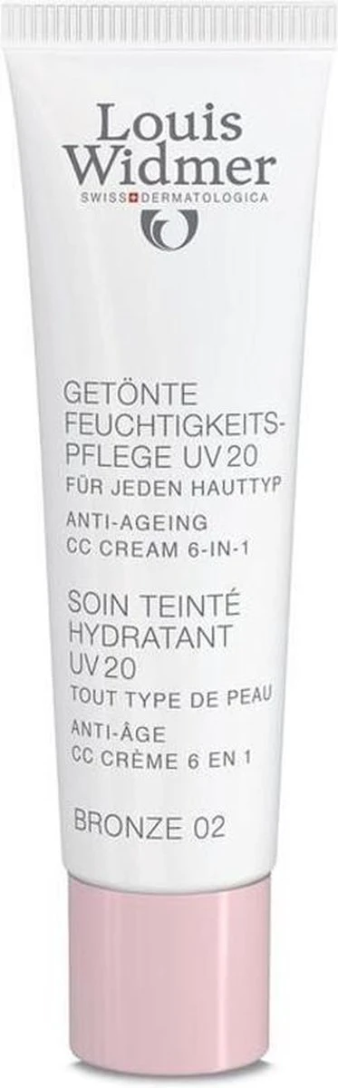 Louis Widmer CC-cream (getinte Dagverzorging UV20) Nr.2 Bronze Ongeparfumeerd 1 Louis Widmer CC-cream (getinte Dagverzorging UV20) Nr.2 Bronze Ongeparfumeerd