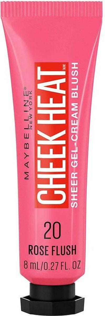 Maybelline Cheek Heat Cream Blush - 20 Rose Flash 5 Maybelline Cheek Heat Cream Blush - 20 Rose Flash - Afbeelding 5