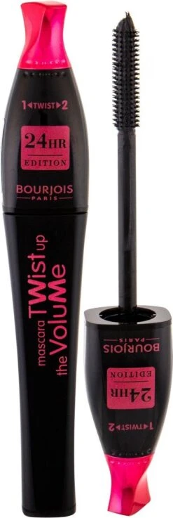 Bourjois Twist Up The Volume 24 HRS Mascara - 023 Black 23 Bourjois Twist Up The Volume 24 HRS Mascara - 023 Black -Glam Make-up Verkoop 402x1200 2