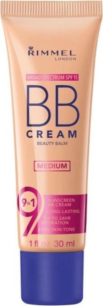 Rimmel London Rimmel Long Lasting BB Cream - Medium 1 Rimmel London Rimmel Long Lasting BB Cream - Medium