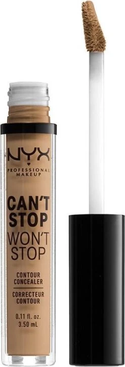 NYX Professional Makeup - Can't Stop Won't Stop Concealer - Caramel 6 NYX Professional Makeup - Can't Stop Won't Stop Concealer - Caramel -Glam Make-up Verkoop 411x1200 4