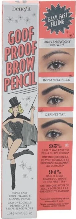 Benefit Goof Proof Brow Shaping Pencil 06 Cool Soft Black 13 Benefit Goof Proof Brow Shaping Pencil 06 Cool Soft Black -Glam Make-up Verkoop 420x1200 2