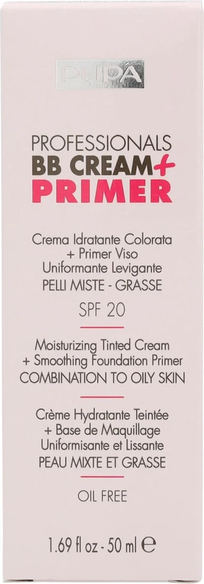 Pupa BB Cream + Primer For Combination To Oily Skin - 002 Sand 2 Pupa BB Cream + Primer For Combination To Oily Skin - 002 Sand - Afbeelding 2