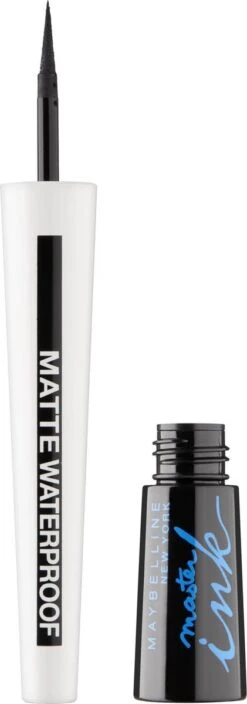 Maybelline Master Ink Matte Waterproof - Black - Eyeliner -Glam Make-up Verkoop 421x1200 2