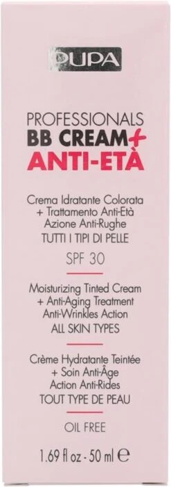 Pupa Milano Professionals BB Cream + Anti-Eta - 001 Nude 15 Pupa Milano Professionals BB Cream + Anti-Eta - 001 Nude -Glam Make-up Verkoop 423x1200 3