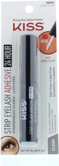 KISS - Strip Eyelash Adhesive 24 Hour Clear 8 KISS - Strip Eyelash Adhesive 24 Hour Clear -Glam Make-up Verkoop 427x1200 5