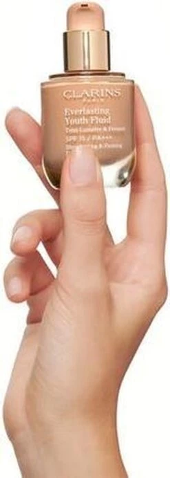 Clarins Everlasting Youth Fluid Illuminating & Firming Foundation - 110 Honey - Foundation - 30 Ml -Glam Make-up Verkoop 429x1200 2