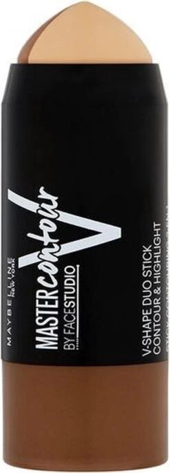 Maybelline Master Contour V-Shape Duo Stick - Medium - Contouring -Glam Make-up Verkoop 433x1200 2