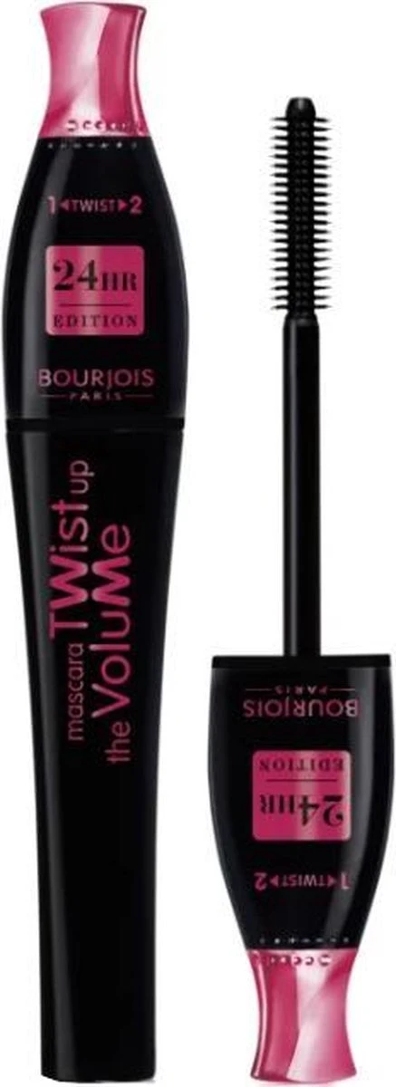 Bourjois Twist Up The Volume 24 HRS Mascara - 023 Black 14 Bourjois Twist Up The Volume 24 HRS Mascara - 023 Black - Afbeelding 14