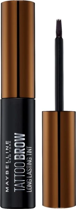 Maybelline New York Tattoo Brow Peel-Off Wenkbrauwgel - 2 Medium Brown - Bruin -Glam Make-up Verkoop 438x1200 11