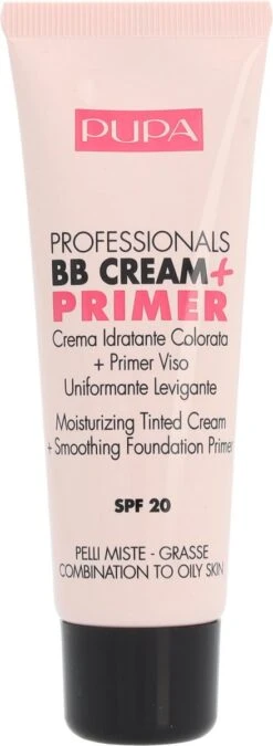 Pupa Milano BB Cream + Primer For Combination To Oily Skin - 001 Nude -Glam Make-up Verkoop 439x1200 9