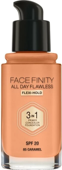 Max Factor Facefinity All Day Flawless 3-in-1 Liquid Foundation - 085 Caramel -Glam Make-up Verkoop 441x1200 1