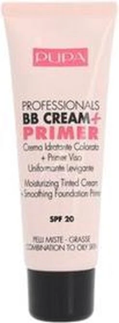 Pupa Milano BB Cream + Primer For Combination To Oily Skin - 001 Nude -Glam Make-up Verkoop 444x1200 3