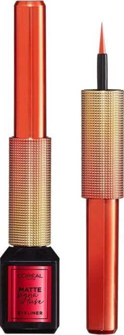 L’Oréal Paris Paris Electric Nights Superliner Matte Signature Eyeliner - Limited Edition – 11 Red Signature – Rood -Glam Make-up Verkoop 447x1200 2