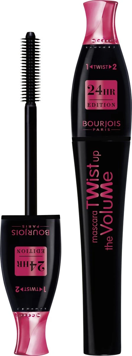 Bourjois Twist Up The Volume 24 HRS Mascara - 023 Black 9 Bourjois Twist Up The Volume 24 HRS Mascara - 023 Black - Afbeelding 9