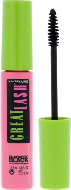 Maybelline New York - Great Lash - 01 Blackest Black - Zwart - Volume Mascara - 12,5 Ml 14 Maybelline New York - Great Lash - 01 Blackest Black - Zwart - Volume Mascara - 12,5 Ml -Glam Make-up Verkoop 449x1200 7