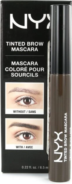 NYX Professional Makeup Tinted Brow Mascara - Black TBM05 - Wenkbrauw Mascara - 6,2 Gr -Glam Make-up Verkoop 470x1200 3