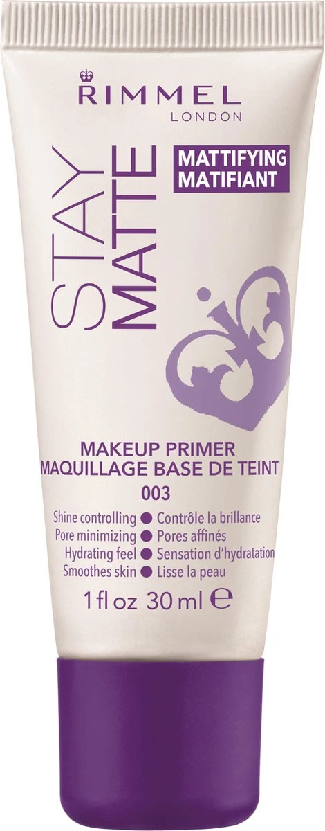 Rimmel London Stay Matte Primer - 003 Transparant 1 Rimmel London Stay Matte Primer - 003 Transparant