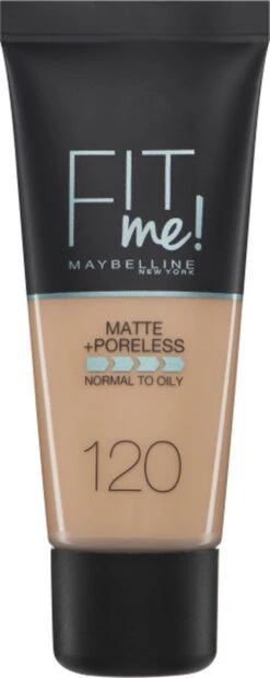 Maybelline Fit Me Matte & Poreless Foundation - 120 Classic Ivory -Glam Make-up Verkoop 478x1200 10