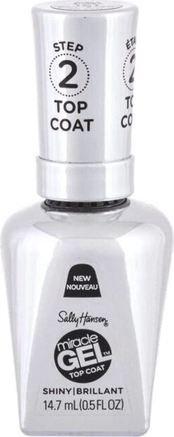 Sally Hansen Miracle Gel Nagellak Top Coat 2.0 - 101 Transparant -Glam Make-up Verkoop 480x1200 1