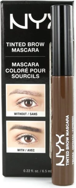 NYX Professional Makeup Tinted Brow Mascara - Espresso TBM04 - Wenkbrauwgel - 6,2 Gr -Glam Make-up Verkoop 485x1200 5
