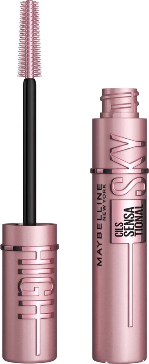 3x Maybelline Lash Sensational Sky High Mascara Very Black - Zwart 1 3x Maybelline Lash Sensational Sky High Mascara Very Black - Zwart