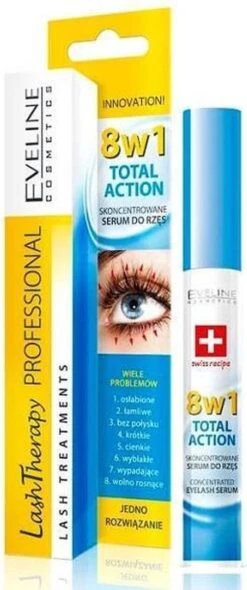 Eveline Cosmetics Lash Therapy Wimperserum 8in1 10ml. -Glam Make-up Verkoop 502x1200 2