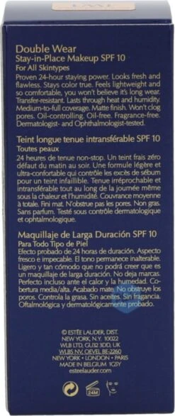 Estée Lauder Double Wear Stay-In Place Foundation - SPF 10 - Foundation - 1W1 Bone -Glam Make-up Verkoop 506x1200 6