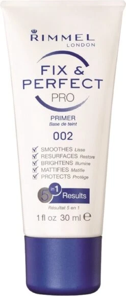 Rimmel London Fix & Perfect Make-Up Primer - 002 Transparent - 30 Ml -Glam Make-up Verkoop 510x1200 8