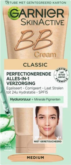 Garnier SkinActive BB Cream Classic Medium 5-in-1 Verzorging - 50 Ml -Glam Make-up Verkoop 519x1200 2