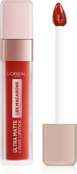 L’Oréal Paris Les Macarons Langhoudende Matte Lipstick - 832 Strawberry Sauvage - Roze - 6,7 Ml -Glam Make-up Verkoop 529x1200 2