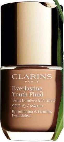 Clarins Everlasting Youth Fluid Illuminating & Firming Foundation - 110 Honey - Foundation - 30 Ml -Glam Make-up Verkoop 543x1200 1