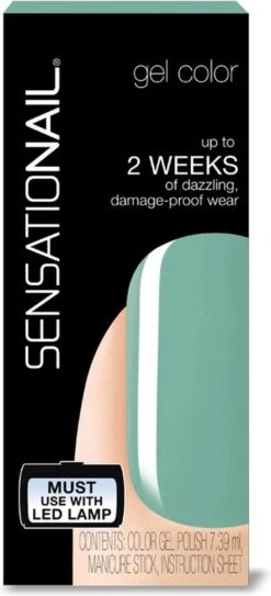 Sensationail Gel Polish Jade Treasure - Gel Nagellak - Mint -Glam Make-up Verkoop 546x1200