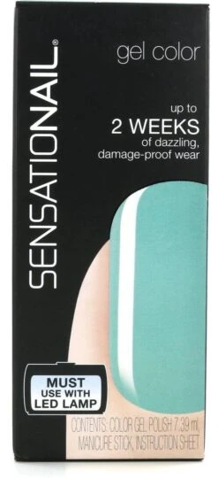 Sensationail Gel Polish Jade Treasure - Gel Nagellak - Mint -Glam Make-up Verkoop 549x1200