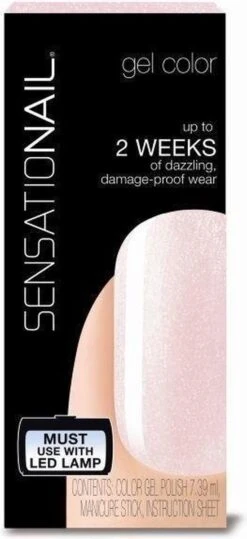 SensatioNail Gel Polish Pink Champagne - Gel Nagellak - Crème -Glam Make-up Verkoop 550x1200