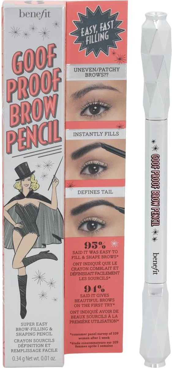 Benefit Goof Proof Brow Shaping Pencil 06 Cool Soft Black 8 Benefit Goof Proof Brow Shaping Pencil 06 Cool Soft Black - Afbeelding 8