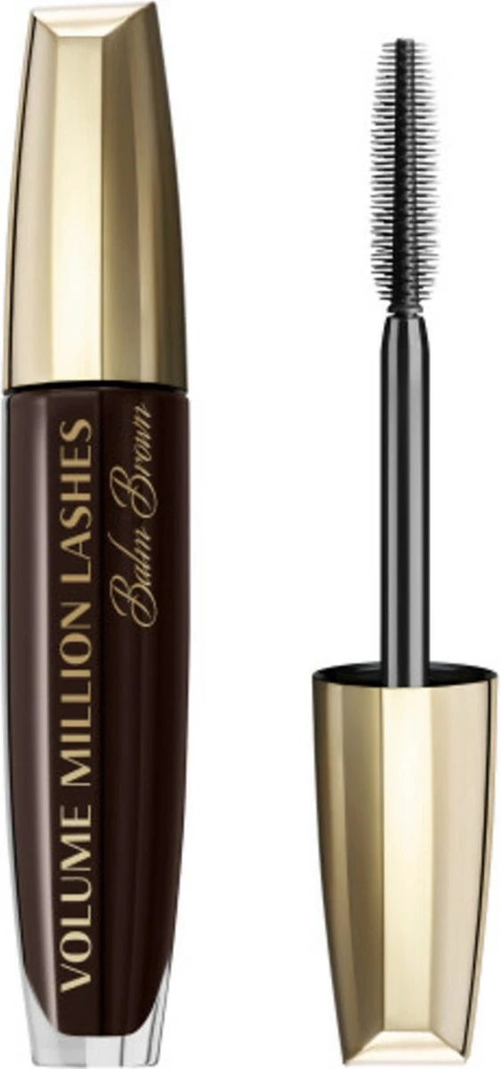 L'Oréal Paris - Volume Million Lashes Balm Brown - Bruin - Verzorgende Volume Mascara - 8.9 Ml 1 L'Oréal Paris - Volume Million Lashes Balm Brown - Bruin - Verzorgende Volume Mascara - 8.9 Ml