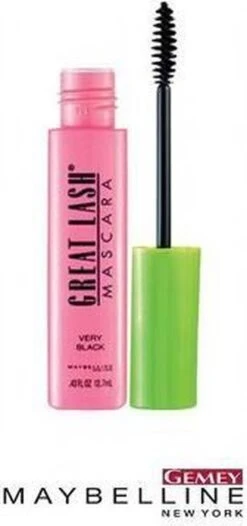 Maybelline Great Lash Waterproof Mascara - Zwart -Glam Make-up Verkoop 563x1200 3