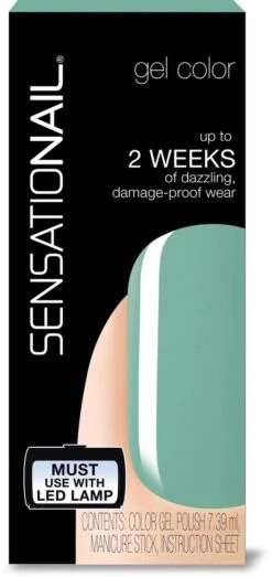 Sensationail Gel Polish Jade Treasure - Gel Nagellak - Mint