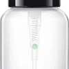 Merkloos Vloeistof Pompje | 200 ML | Voor Nagelstyliste Vloeistoffen, Zoals Nagellakremover, Gel Cleaner, Desinfectie Alcohol, Acryl | Voor Vloeistoffen Zoals Make-up Remover, Tonic, Etc. | Zwart | Herbruikbaar | Dispenser |