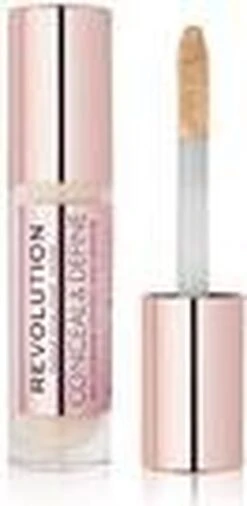 Makeup Revolution - Conceal & Define Concealer C1 -Glam Make-up Verkoop 586x1200 2