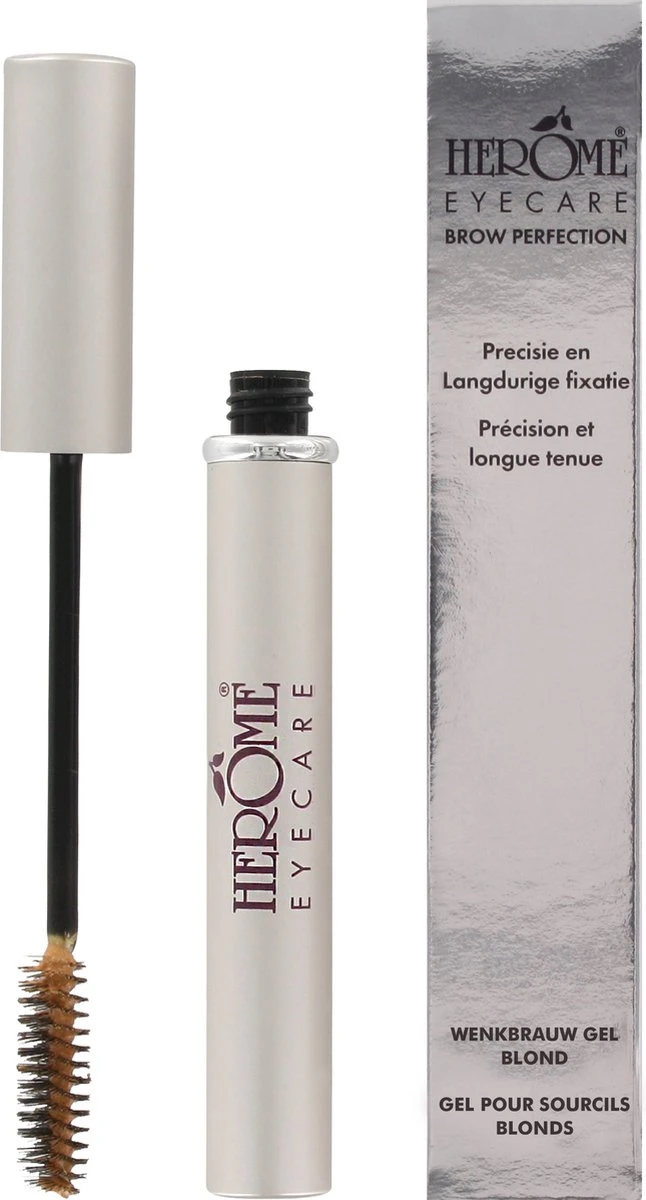Herome Eye Care Wenkbrauwgel Blond - Brow Gel - Wenkbrauwgel En Wenkbrauwmascara In één - 6 Ml 1 Herome Eye Care Wenkbrauwgel Blond - Brow Gel - Wenkbrauwgel En Wenkbrauwmascara In één - 6 Ml