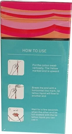 Tattoo Lippenstift Multi-color | Lippenstift Wattenstaafje 20 Stuks | Duurzame Long Lasting Waterdichte Vloeibare Non-stick Tattoo Lipstick | Lip Stain -Glam Make-up Verkoop 647x1200 2